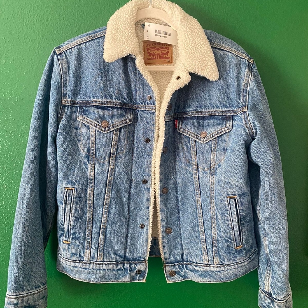 Levi's Faux Fur Jean Jacket